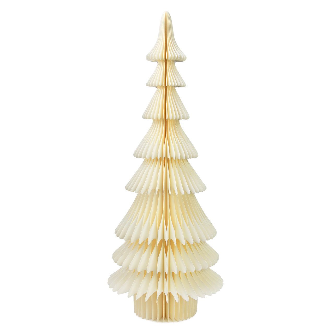 Honeycomb Tannenbaum aus Papier/Pappe Weiß (B/H/T) 37x90x37cm Lampe