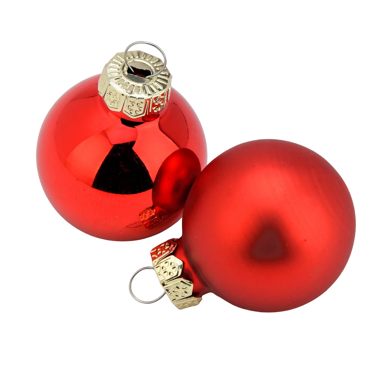 Kugelanker, Weihnachtskugeln, Rot, Baumdekoration, Set