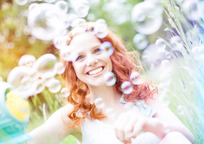 Soap bubbles set of 96, heart for wedding, plastic, 4.5ml, (W/H/D) 1x10x1cm Ø1cm Gesicht, Kopf, Fotografie, Portrait, Lächeln