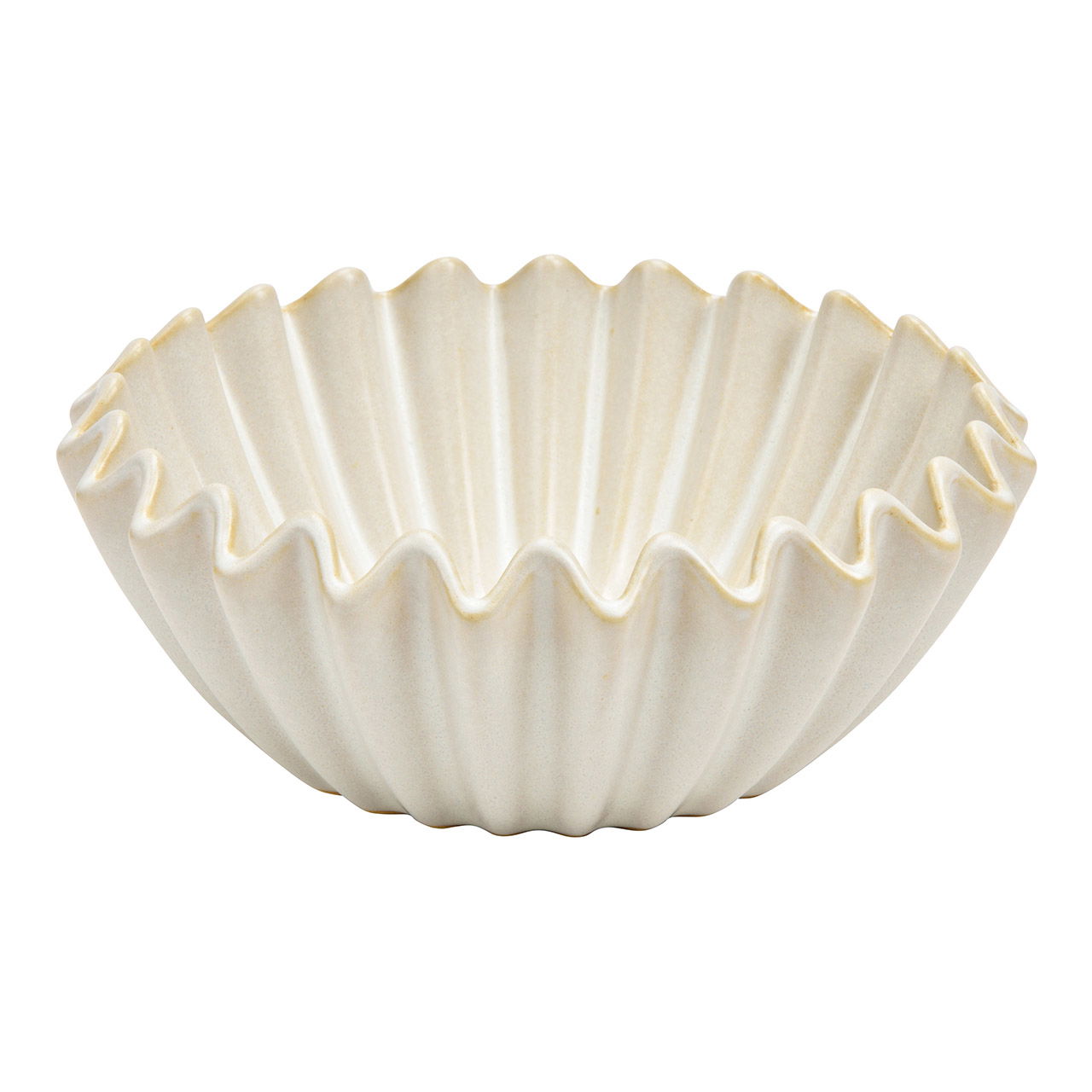 Coupe décorative en céramique, blanc (L/H/P) 20x8x20cm Coupe décorative en céramique, blanc (L/H/P) 20x8x20cm