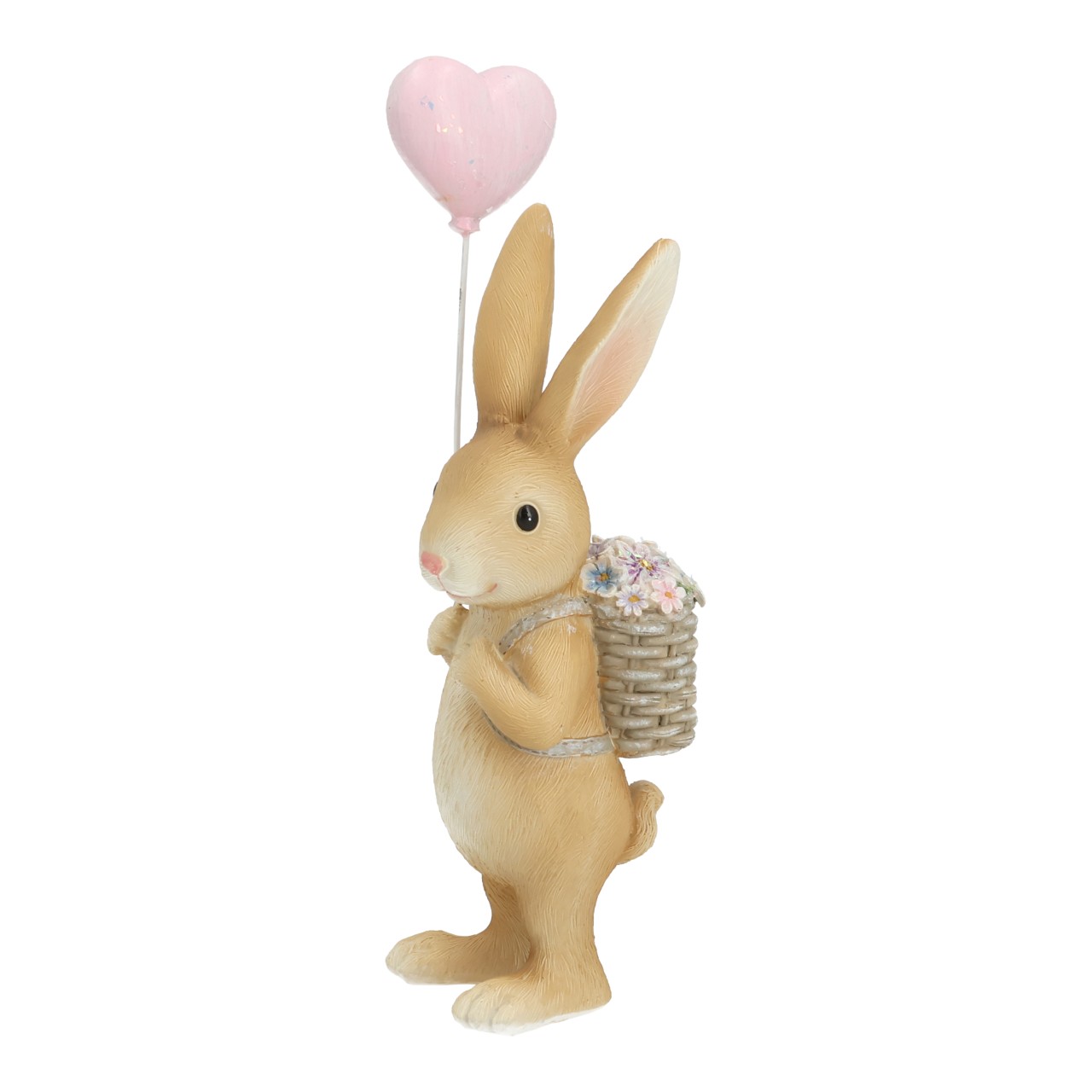 Bunny made of poly brown (W/H/D) 6x19x5cm | 10048810