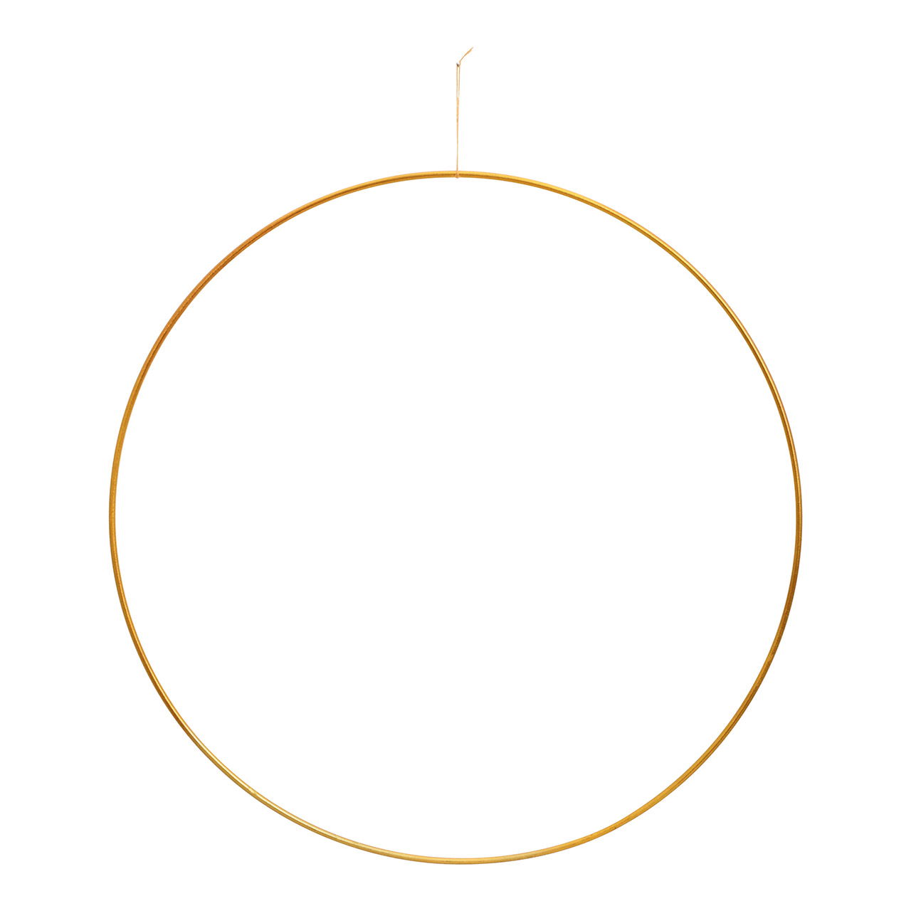 Hanging ring made of gold metal Ø50cm