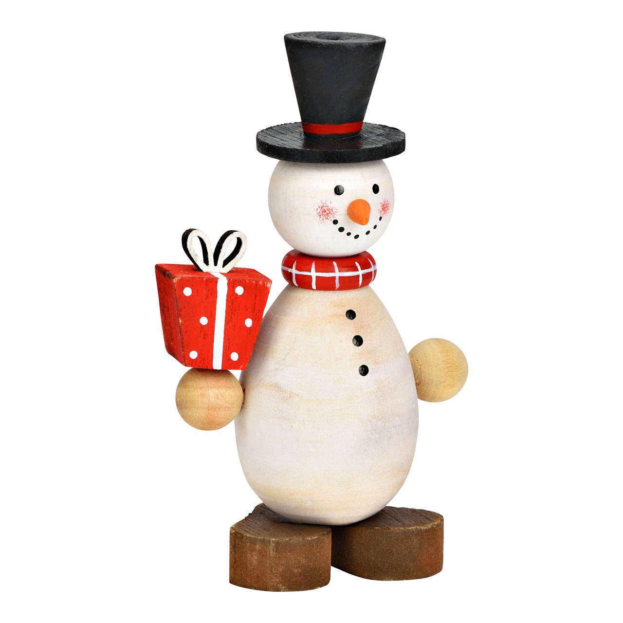 Statuette Bonhomme De Neige En Céramique – Neuf – Déco Noël