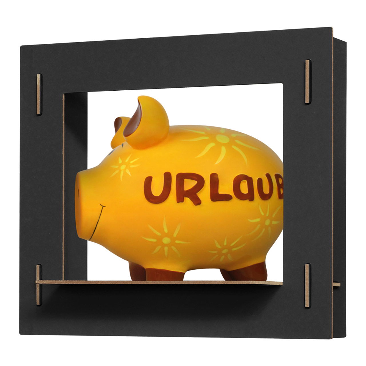 KCG Best of Display Monsterschwein-Einsatz aus Holz, Schwarz (B/H/T) 50x50x40cm KCG Best of Display Monsterschwein-Einsatz aus Holz, Schwarz (B/H/T) 50x50x40cm