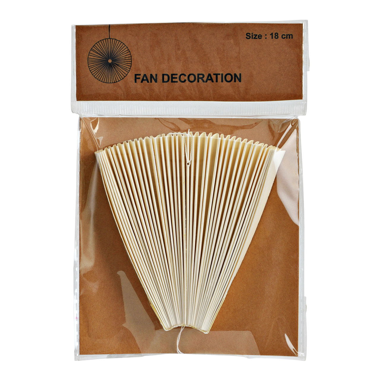Paper/cardboard fan hanger, white (W/H/D) 19x19x1cm Lampe, Kronleuchter, Teller