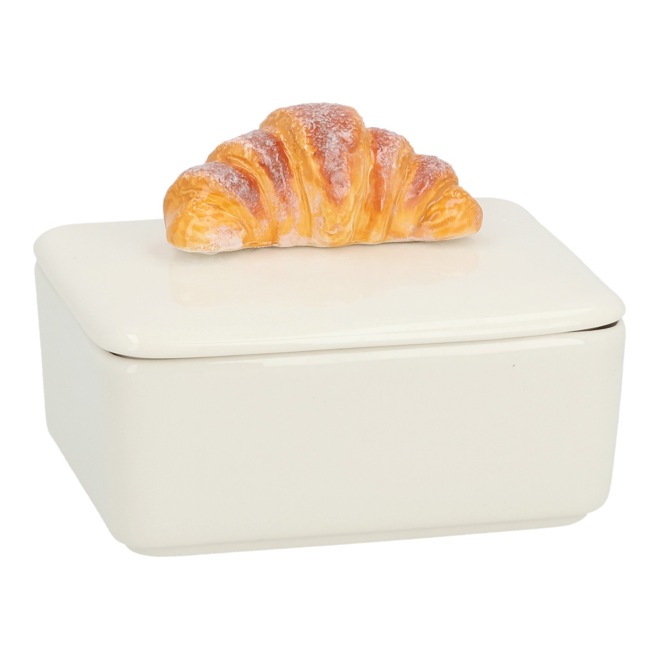 Keksdose, Keksbox, Croissant-Duft, Aufbewahrungsdose, Kuchenbehälter