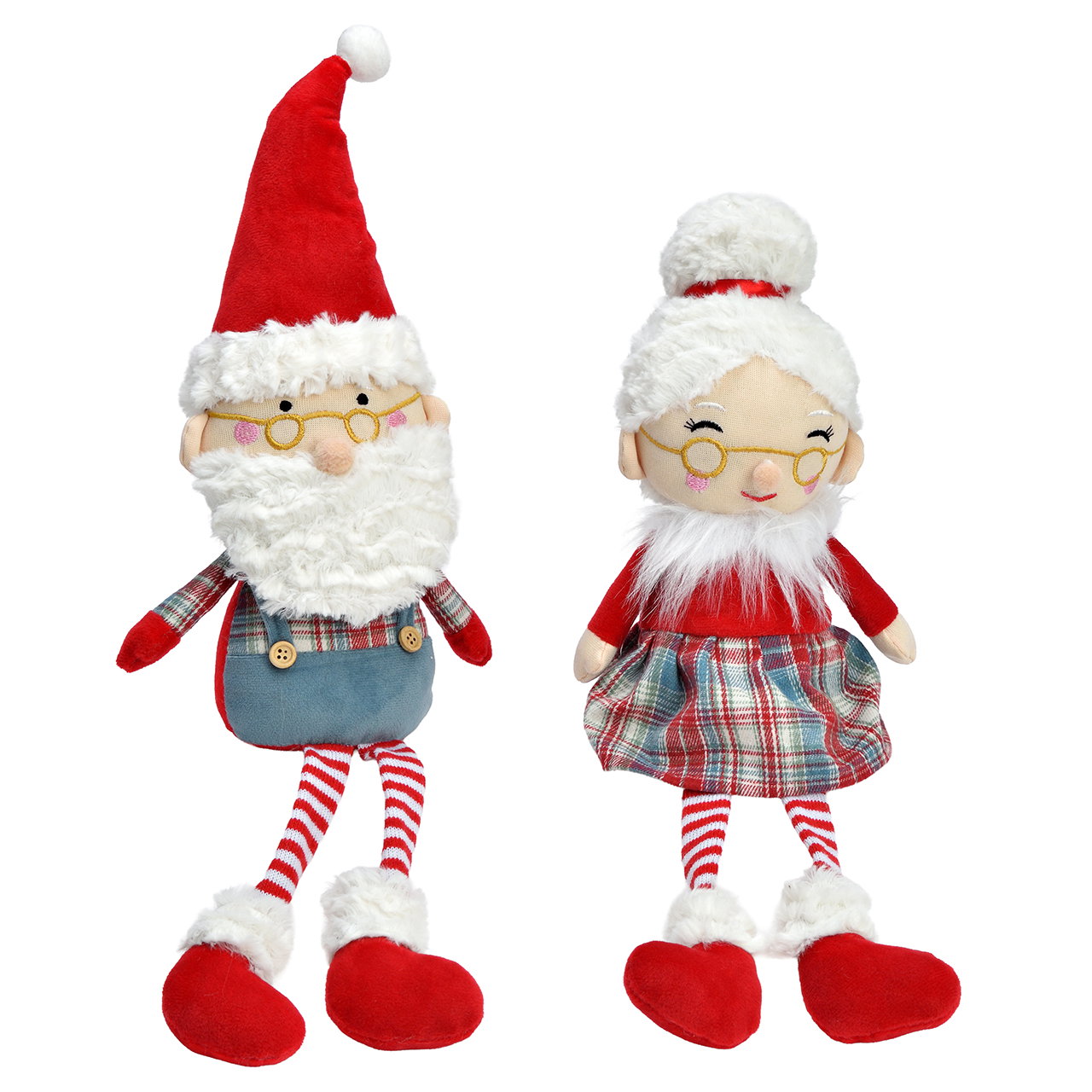 Weihnachtsfigur, Eltern Santa, Kuscheltier, Weihnachtsdeko, Niedliches Plüschtier