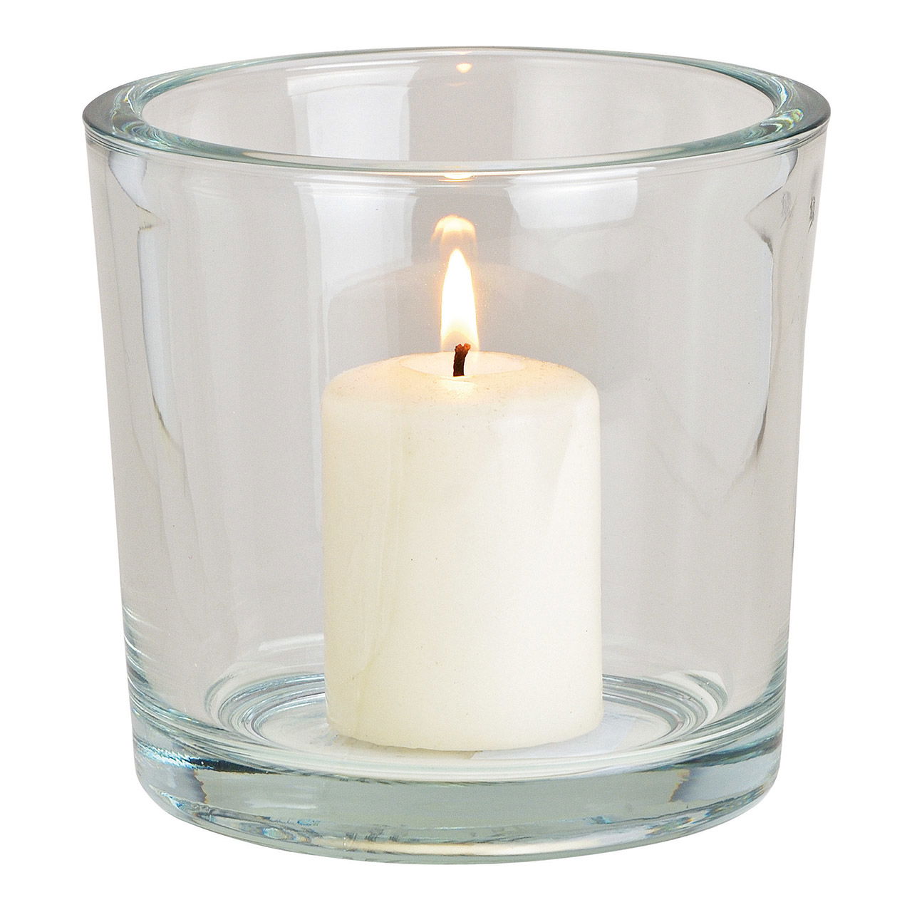 Windlicht klar aus Glas Transparent (B/H/T) 12x12x12cm Windlicht klar aus Glas Transparent (B/H/T) 12x12x12cm