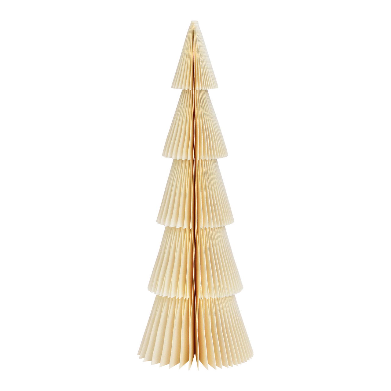 Honeycomb Christmas tree stand made of paper/cardboard white (W/H/D) 10x30x10cm