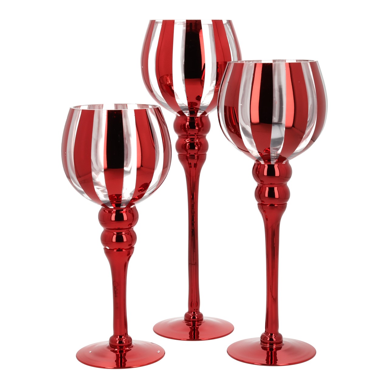 Weinglas, Rotglas, Kristallglas, Stielglas, Set3