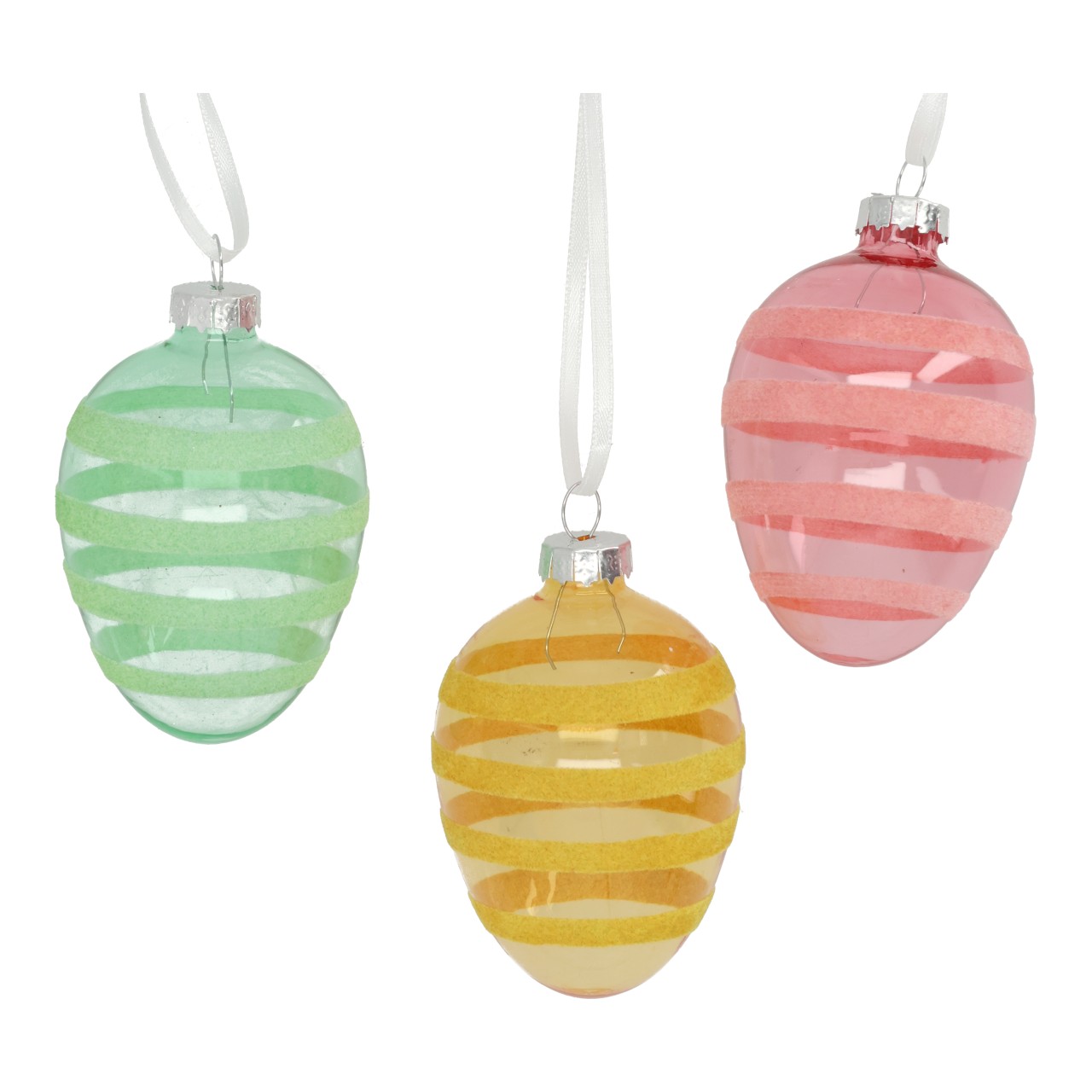 Öllampe, Christbaumkugeln, Glasornament, Streifenmaß, Hängend
