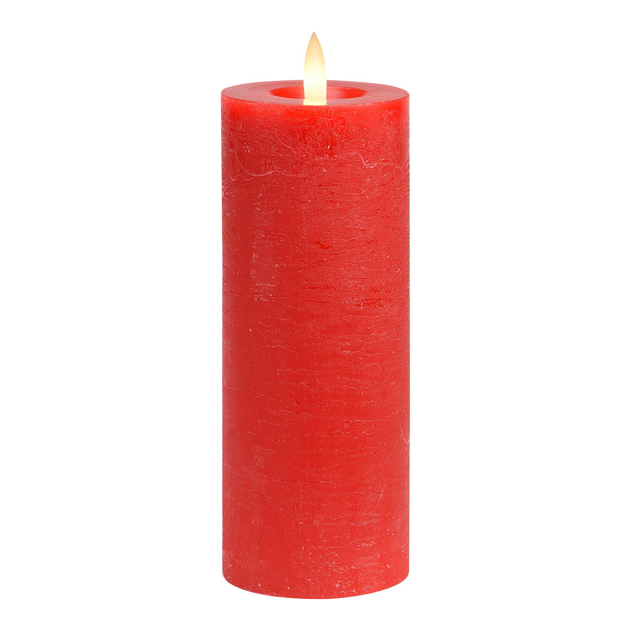 Kaars LED rood, flikkerend licht, exclusief 2xAAA gemaakt van was (B/H/D) 7x18x7cm Kaars LED rood, flikkerend licht, exclusief 2xAAA gemaakt van was (B/H/D) 7x18x7cm