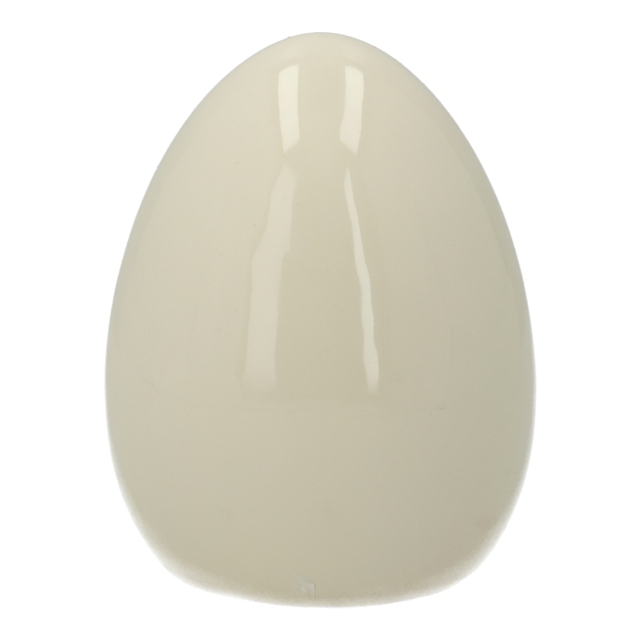 Eierform, Ei, Keramik, creme, glänzend