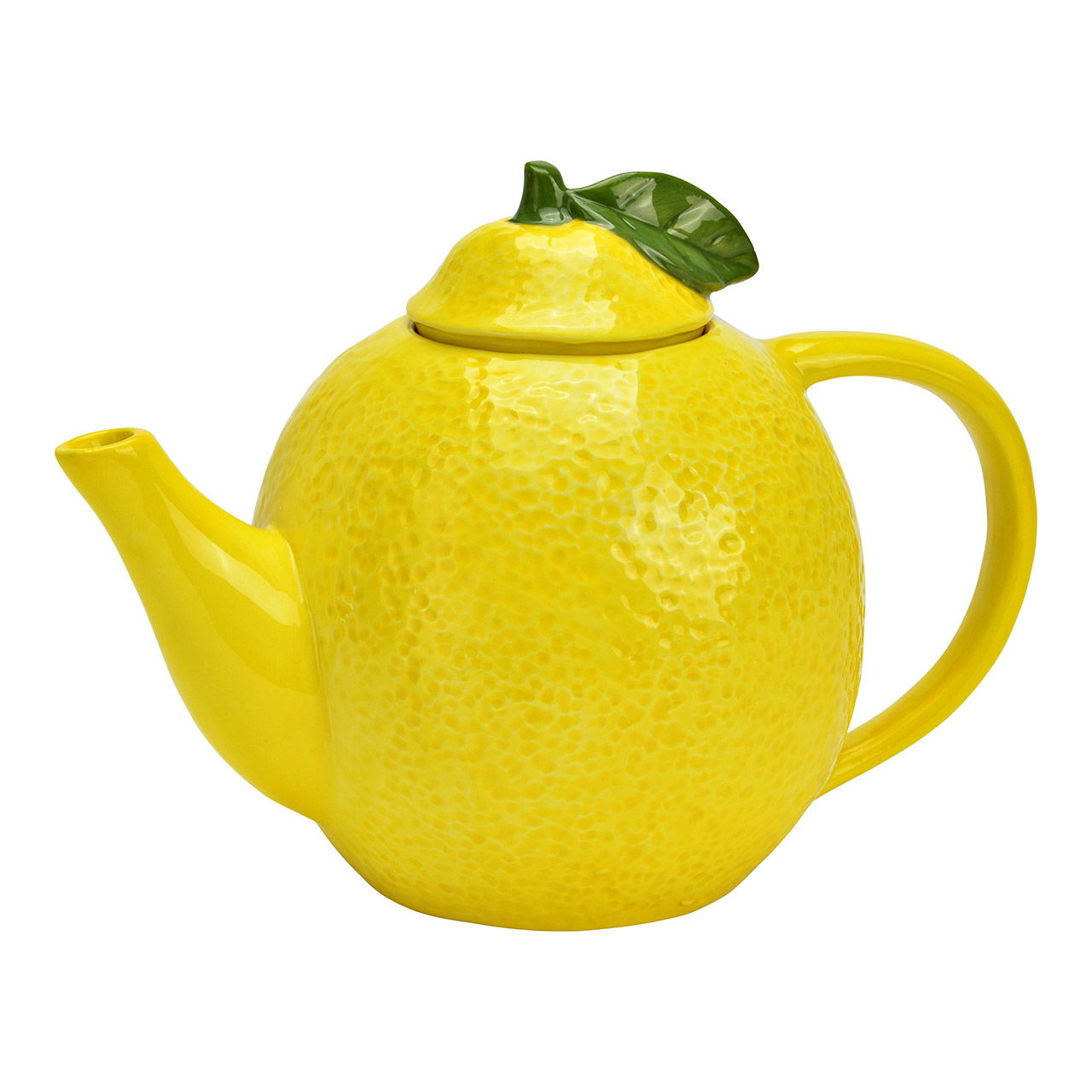 Lemon ceramic teapot yellow (W/H/D) 20x16x12cm