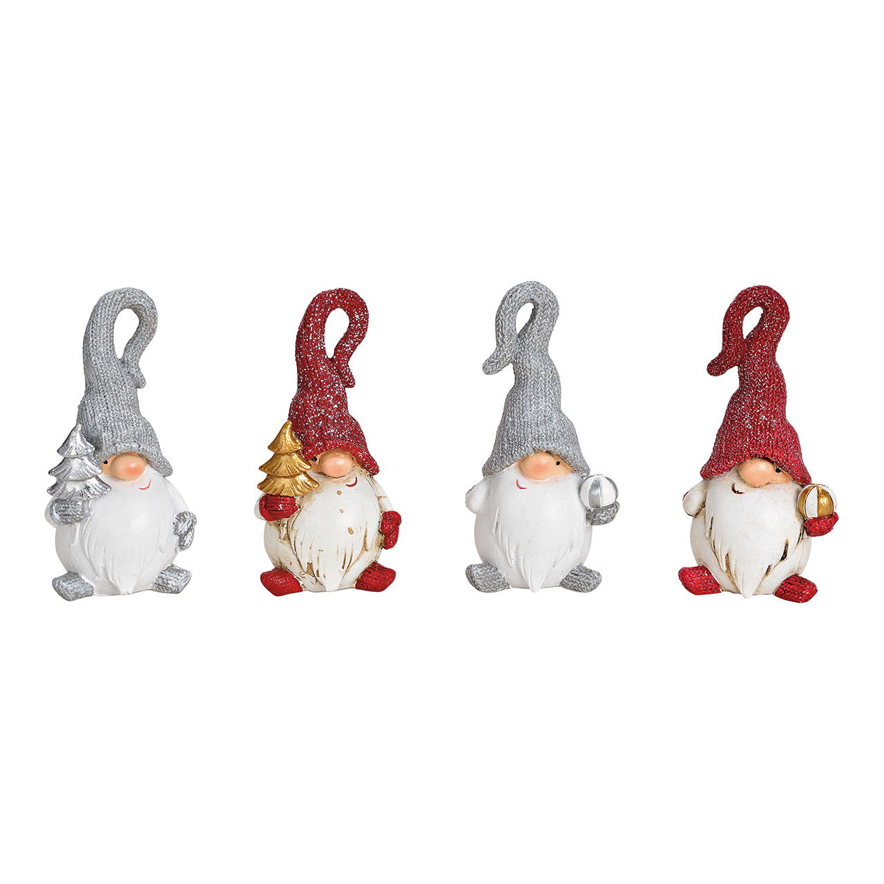 Gnomo de polietileno rojo, gris 4 pliegues, (A/A/P) 5x11x4cm Gnomo de polietileno rojo, gris 4 pliegues, (A/A/P) 5x11x4cm