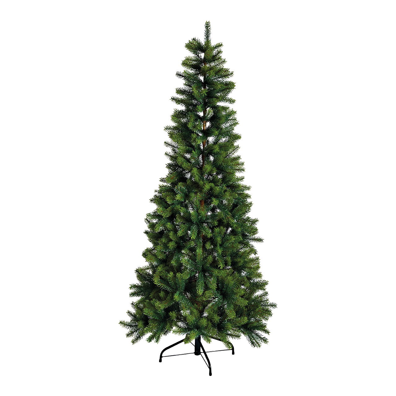 Fir tree slim, 554 tips made of plastic green (H) 150cm