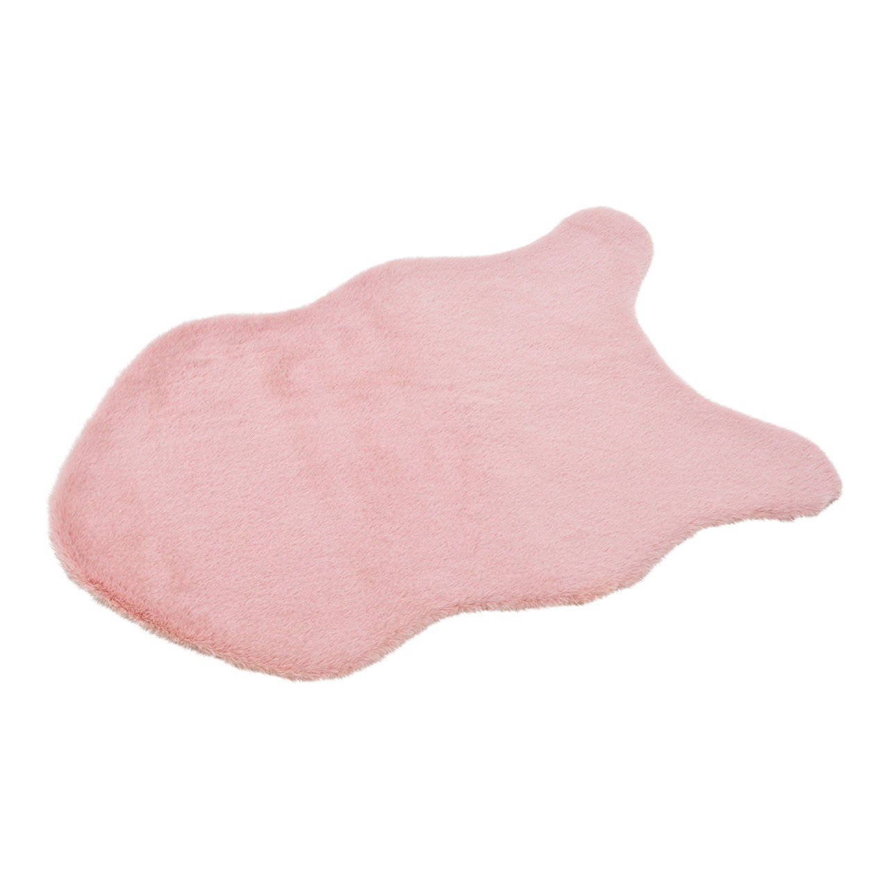 Fourrure synthétique courte en polyester rose/rose (L/H/P) 90x60x2cm Dekoration für Zuhause, Teppich, Kissen, Windel