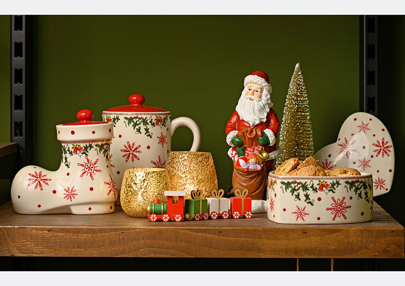 Schaukelpferd aus Poly Bunt (B/H/T) 20x19x5cm Kunst, Porzellan, Töpferei