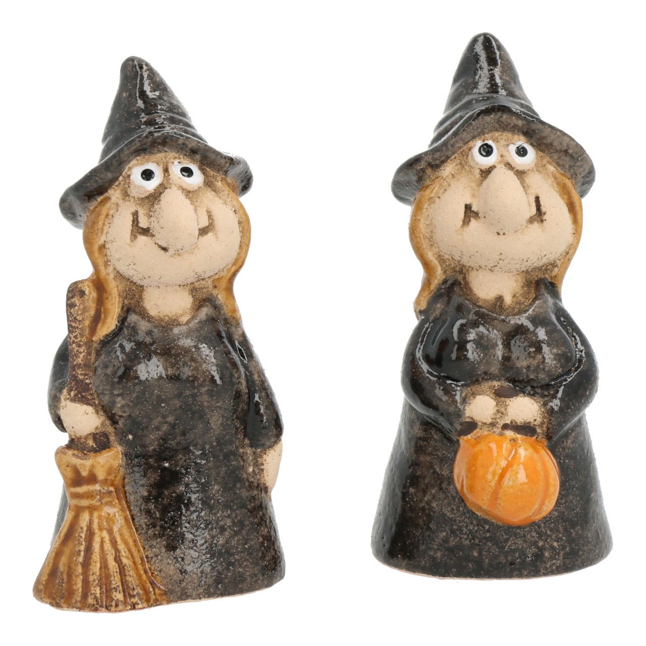 Gres bruja negra 2 surtidos (A/A/P) 4,6x9,8x4,9cm Figur, Person