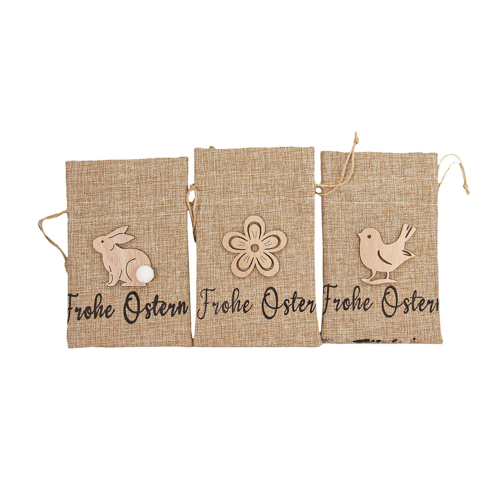Tasche, Dekoration für Zuhause, Leinen, Hühnchen, Geflügel