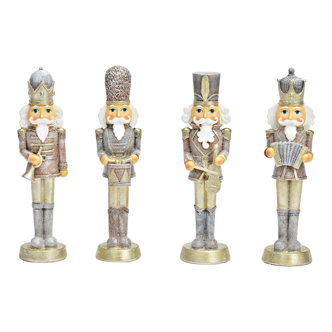 Casse-noix en poly blanc, beige 4 fois, (L/H/P) 4x17x4cm Casse-noix en poly blanc, beige 4 fois, (L/H/P) 4x17x4cm