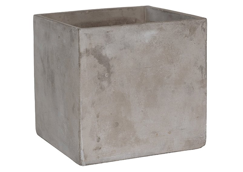 Macetero de cemento Macetas de cerámica natural (A/A/P) 14x14x14cm