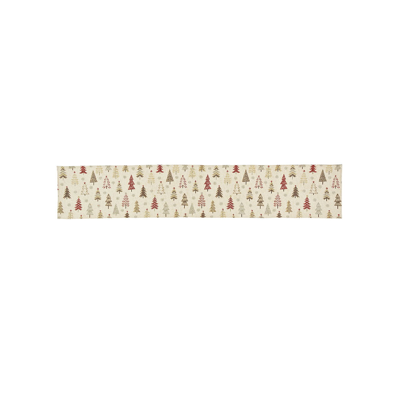 Runner da tavola per albero di Natale in tessuto, beige (L/A) 183x33cm Dekoration für Zuhause, Teppich, Leinen