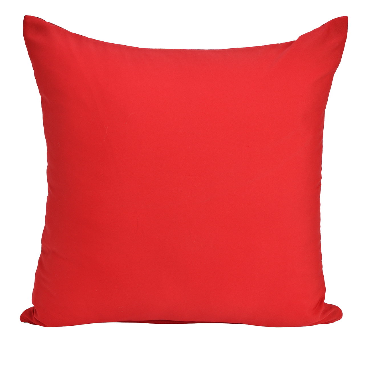 Textile cushion cover nutcracker red (W/H/D) 45x45x0.5cm Kissen, Kissenbezug, Rot, Farbfläche, Stoff