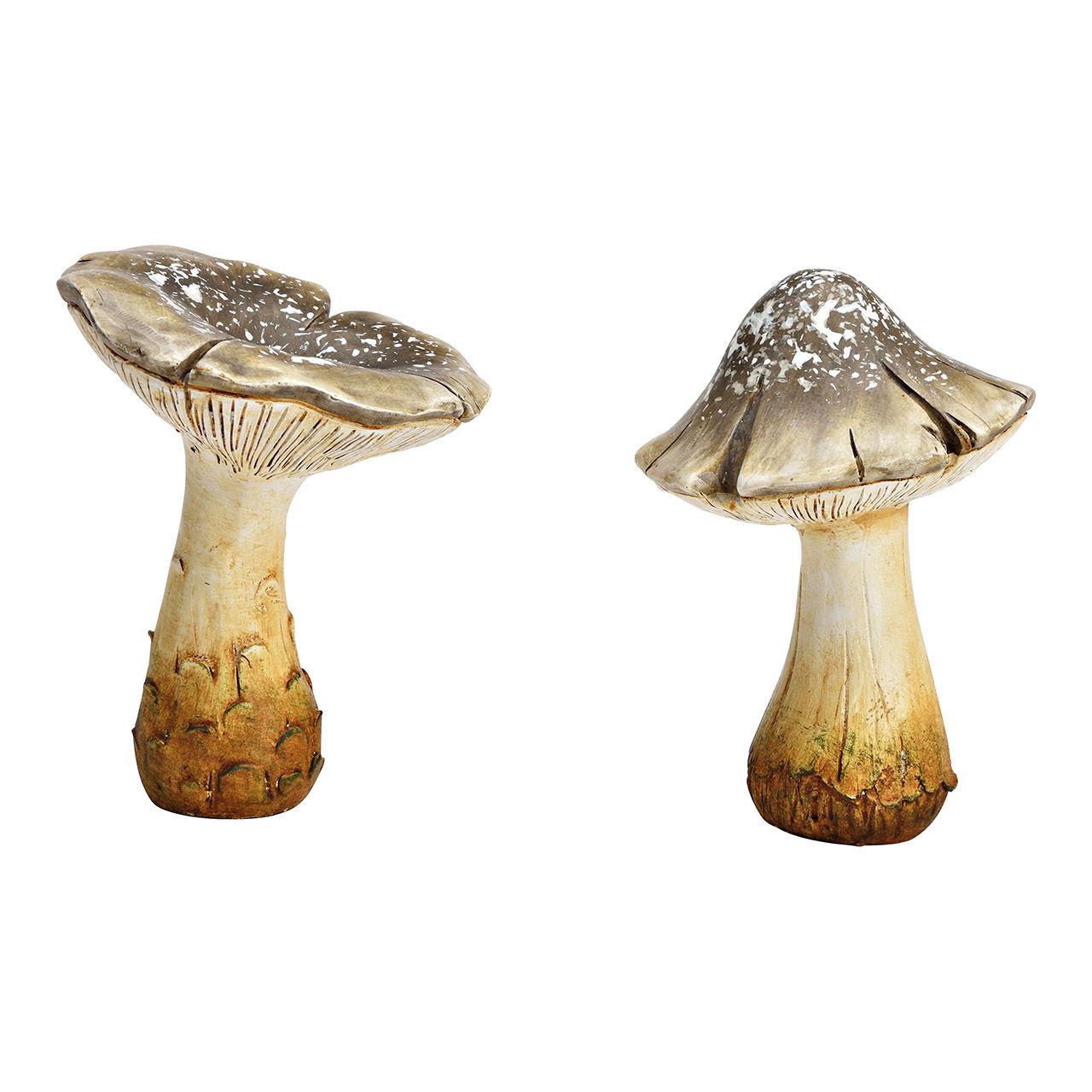 Pilz aus Poly natur 2-fach, (B/H/T) 12x14x12cm Pilz aus Poly natur 2-fach, (B/H/T) 12x14x12cm
