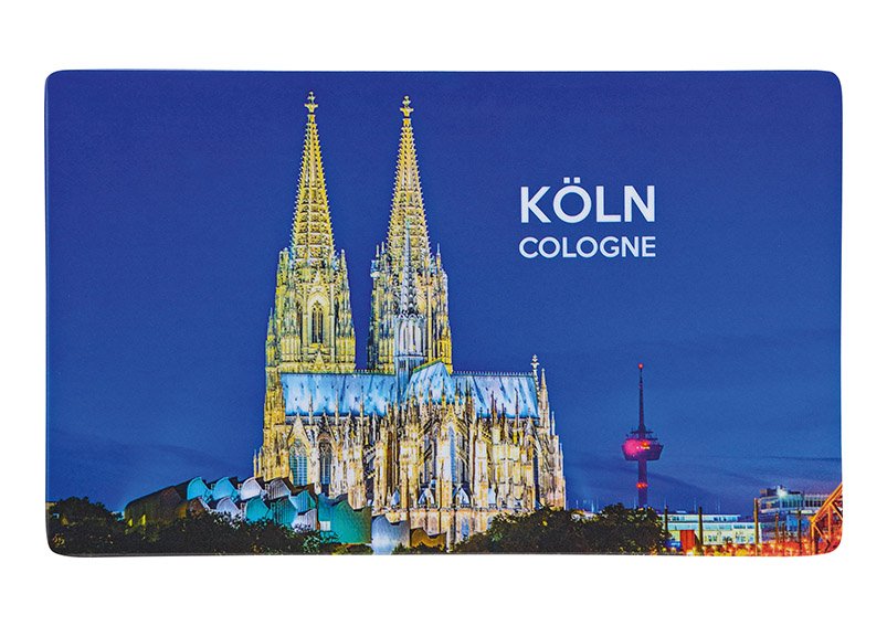 Planche à déjeuner Cologne en mélamine Coloré (L/H) 23x14cm