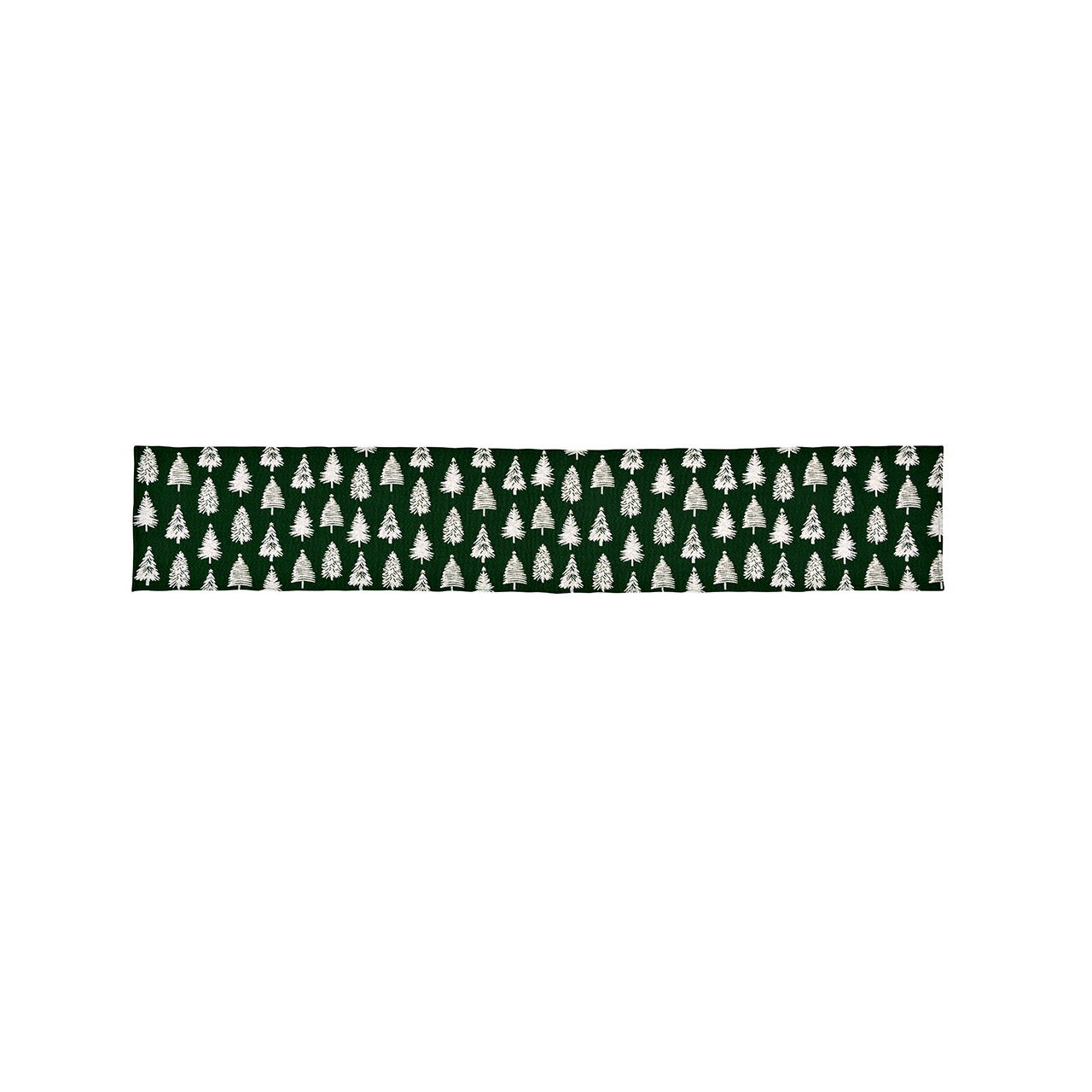 Runner da tavola per albero di Natale in tessuto, verde (L/H) 183x33cm Runner da tavola per albero di Natale in tessuto, verde (L/H) 183x33cm