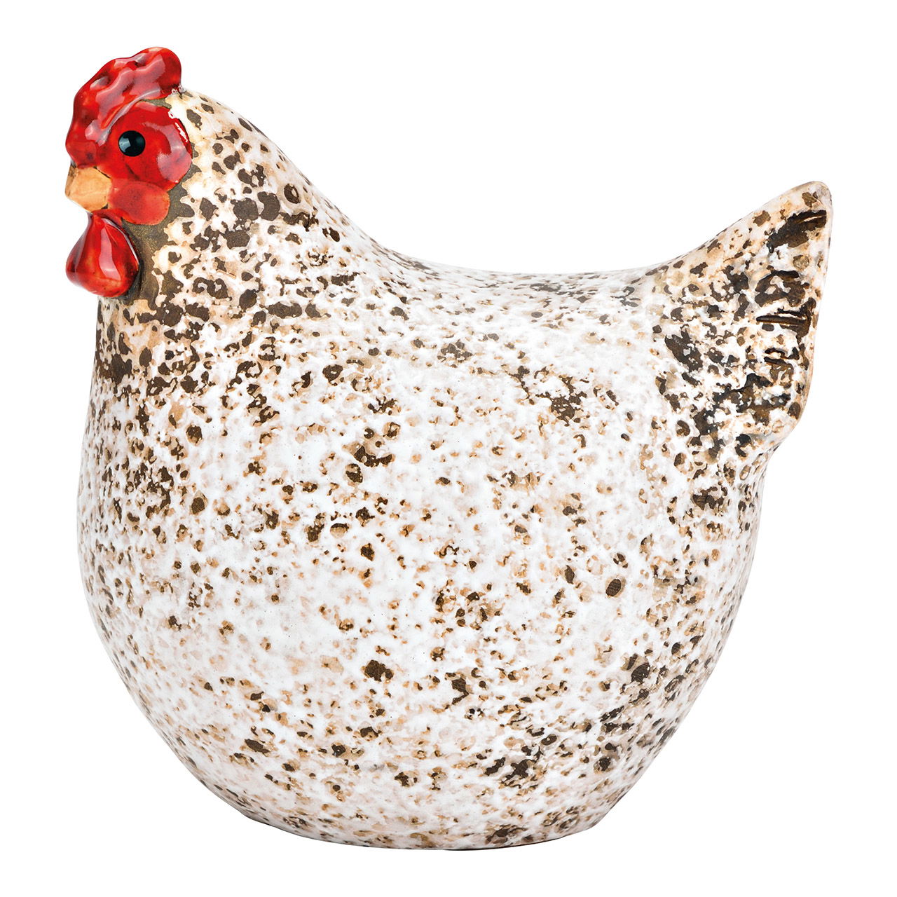 Pollo in ceramica naturale (L/H/D) 10x14x13cm Pollo in ceramica naturale (L/H/D) 10x14x13cm