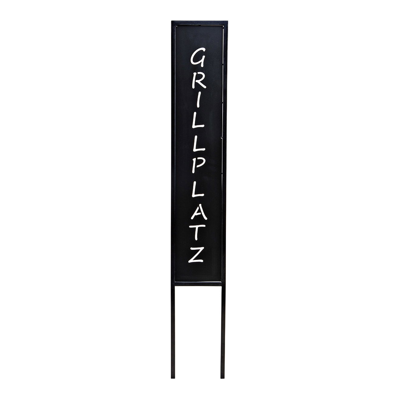 Spina, GRILLPLATZ, in metallo nero (L/A/D) 13x83x1cm Spina, GRILLPLATZ, in metallo nero (L/A/D) 13x83x1cm