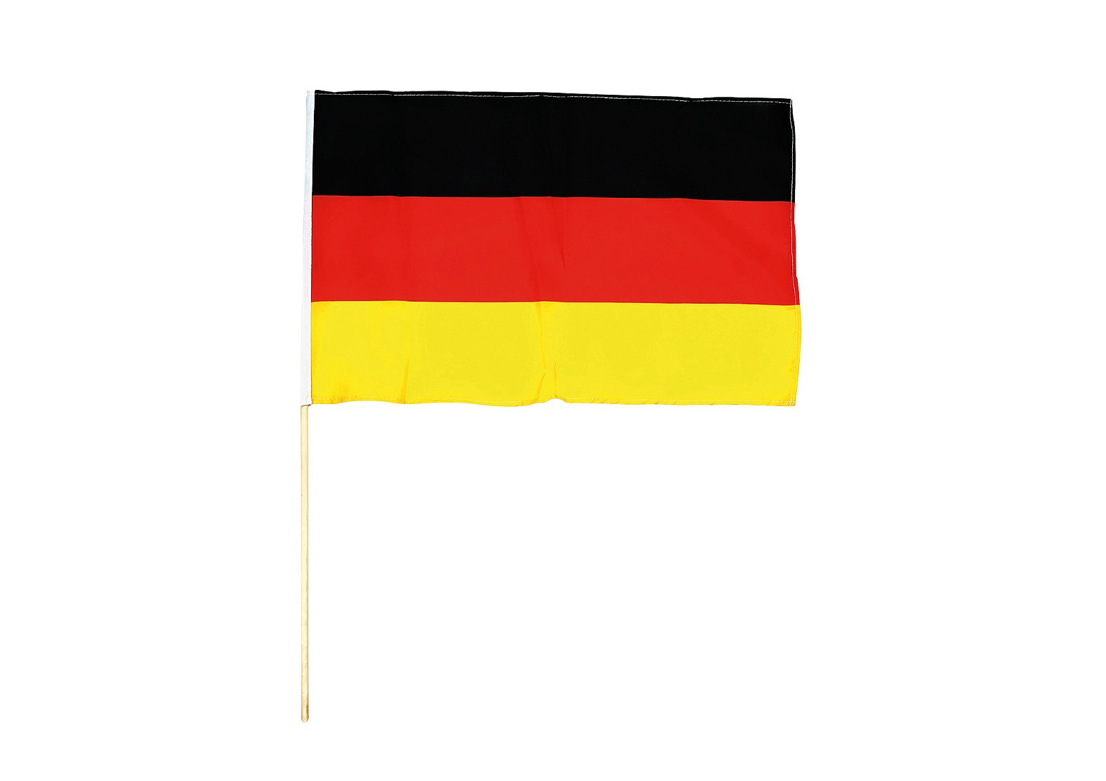 Bandera de palo de Alemania, W90 x D150 con palo de madera