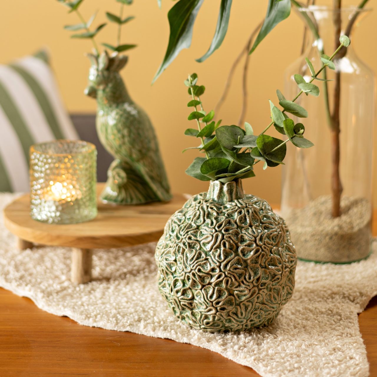 Kunstfell aus Polyester beige (B/H) 50x25cm Schaffell, Lammfell, cremefarben, lockige Wolle, Naturfell