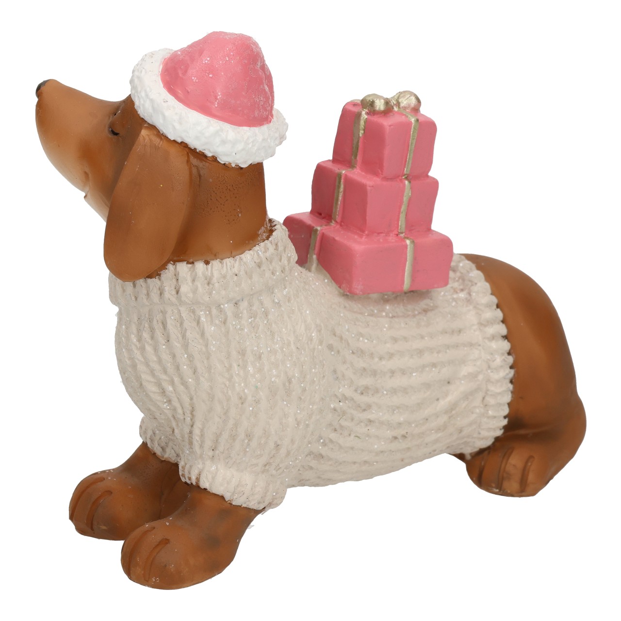 Dackel, Hund, Hundfigur, Winterpyjama, Geschenke-Sack