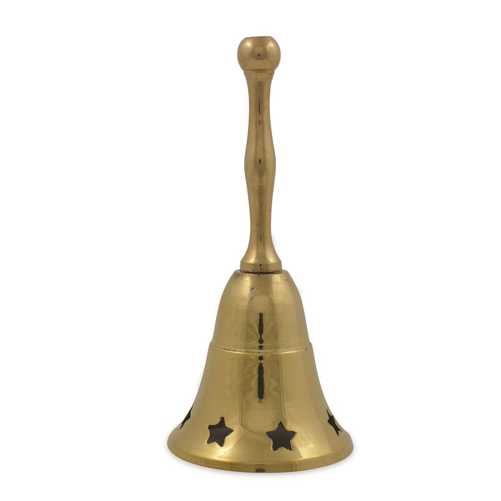 Campana, latón, 5,5/13 cm, 1 pieza, dorada