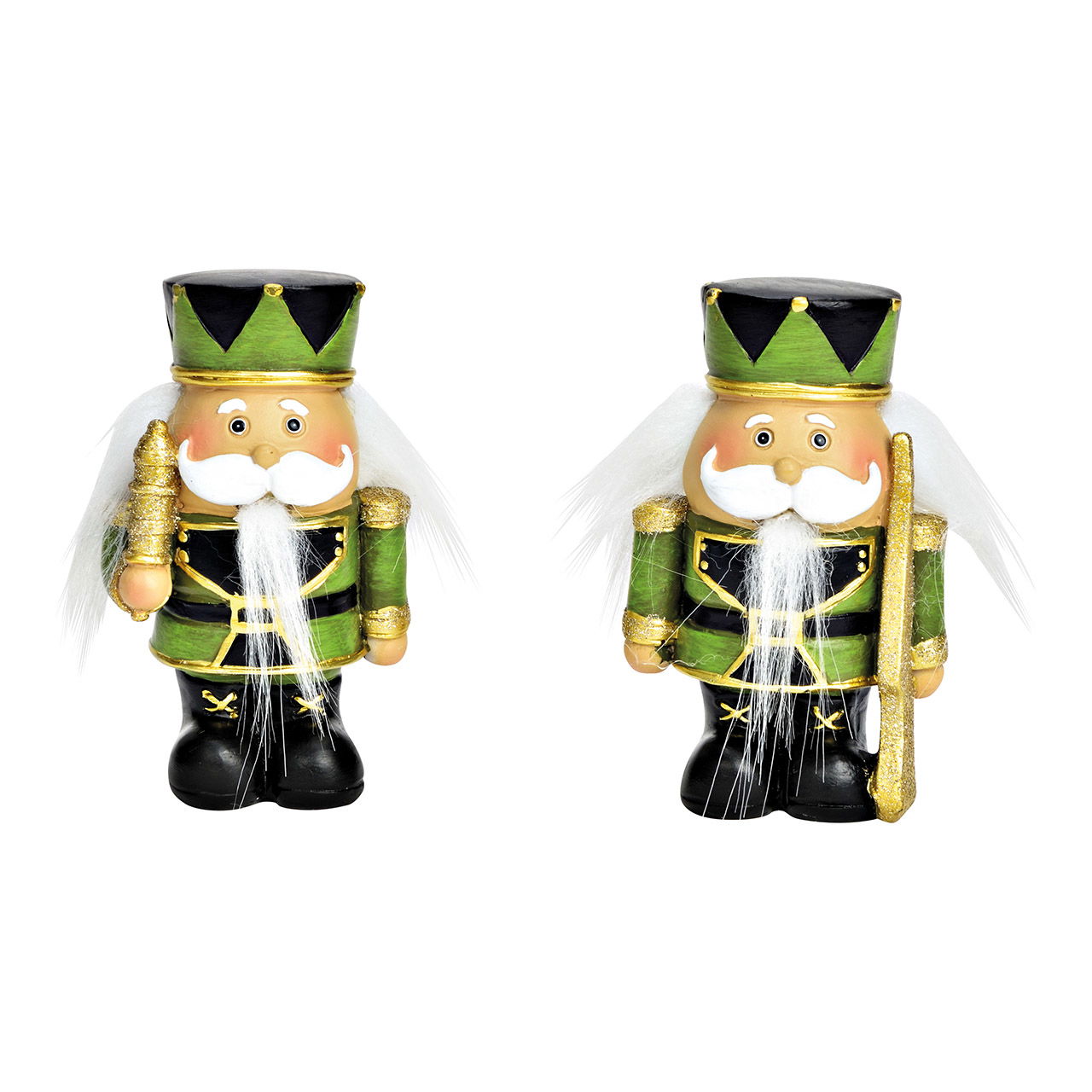 Casse-noix en poly vert 2 fois, (L/H/P) 6x10x4cm Casse-noix en poly vert 2 fois, (L/H/P) 6x10x4cm