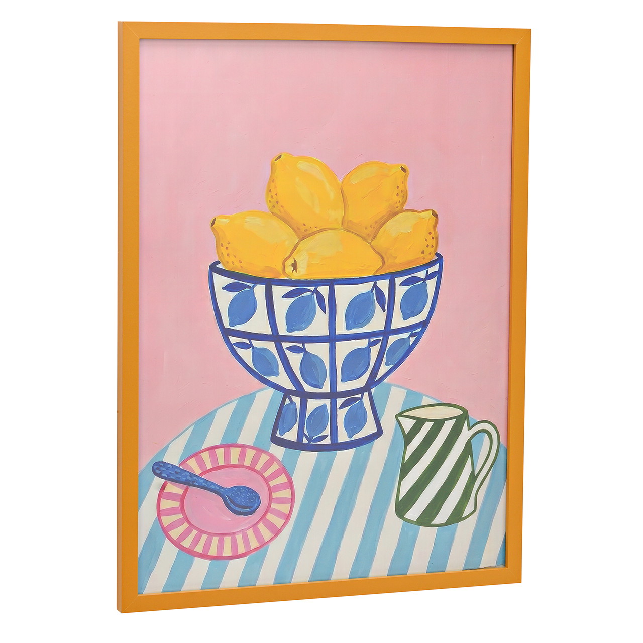 Gemälde, Früchtekorb, Zitrusfrüchte, Stillleben, 装饰画