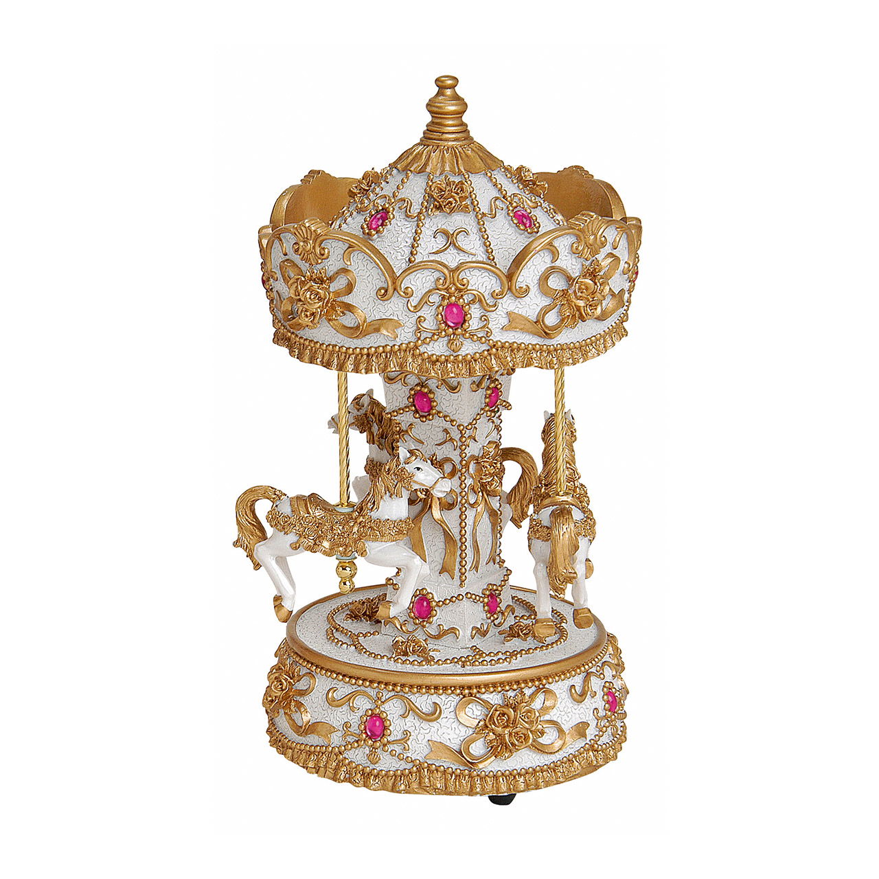 Muziekdoos carrousel, gemaakt van poly (B/H/D) 12x25x12 cm Muziekdoos carrousel, gemaakt van poly (B/H/D) 12x25x12 cm