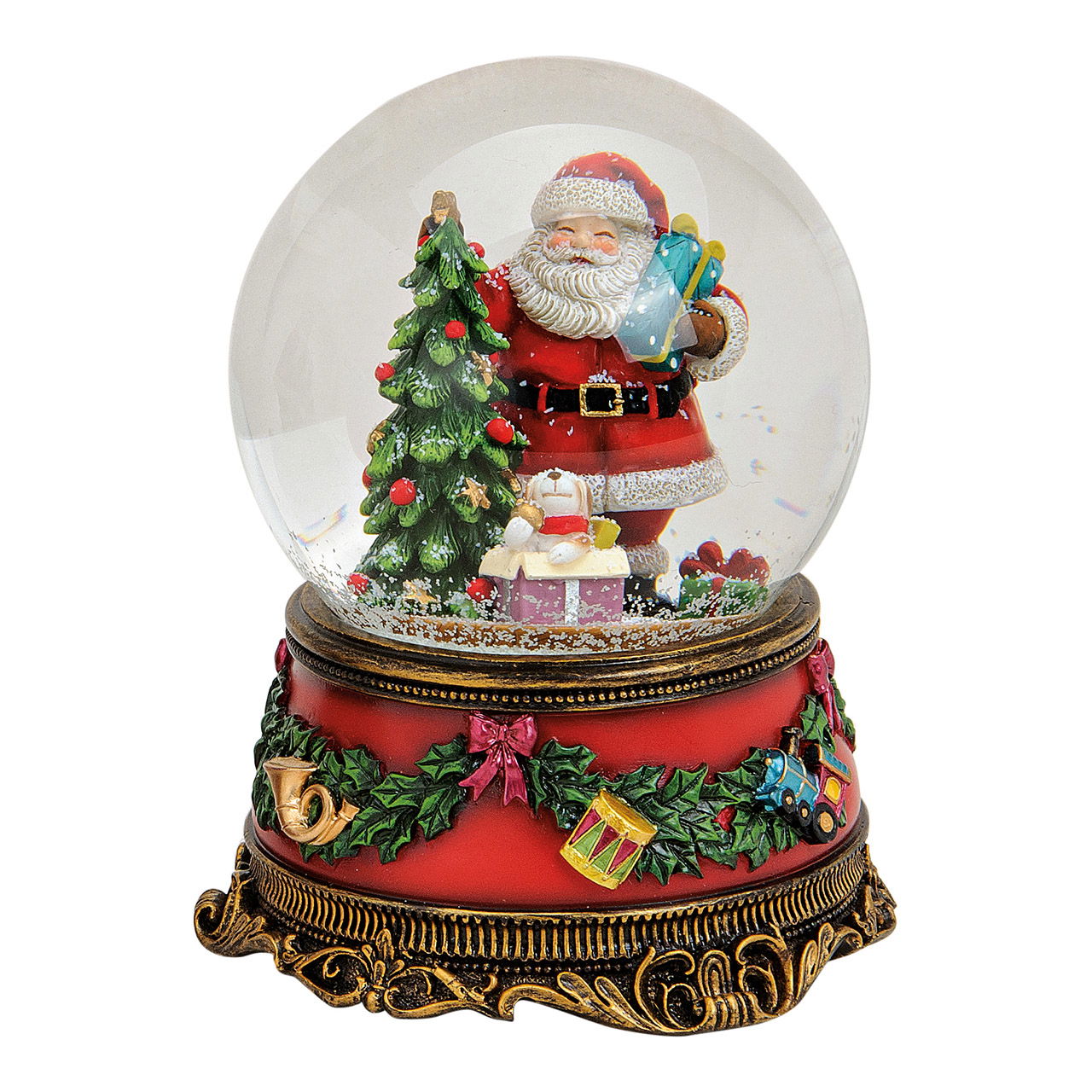 Spieluhr/Schneekugel Nikolaus  (B/H/T) 11x15x11 cm Spieluhr/Schneekugel Nikolaus  (B/H/T) 11x15x11 cm