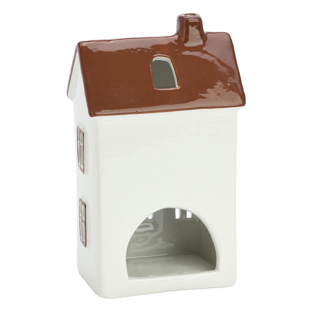 Lanterna in ceramica marrone (L/H/D) 9x16x7cm Töpferei