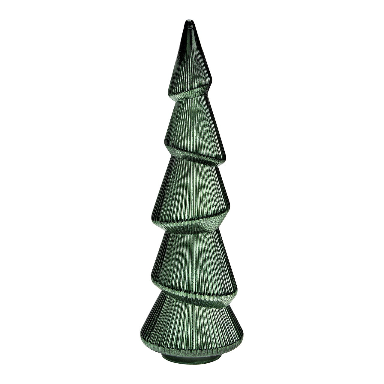 Kunststoffdeko, Weihnachtsbaum, Spiralförmig, grün, Miniaturbaum