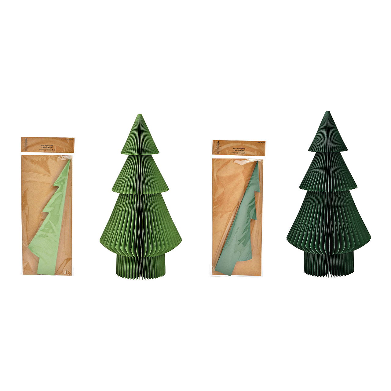 Honeycomb Tannenbaum aus Papier/Pappe grün 2-fach, (B/H/T) 15x30x15cm Honeycomb Tannenbaum aus Papier/Pappe grün 2-fach, (B/H/T) 15x30x15cm