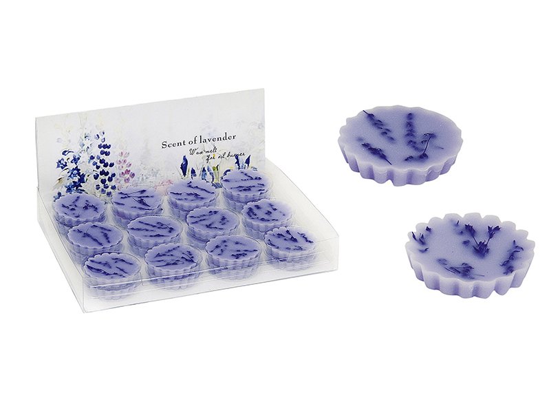 Duftwachs Lavendel für Duftlampen, ca. 15g, 5 cm Durchmesser