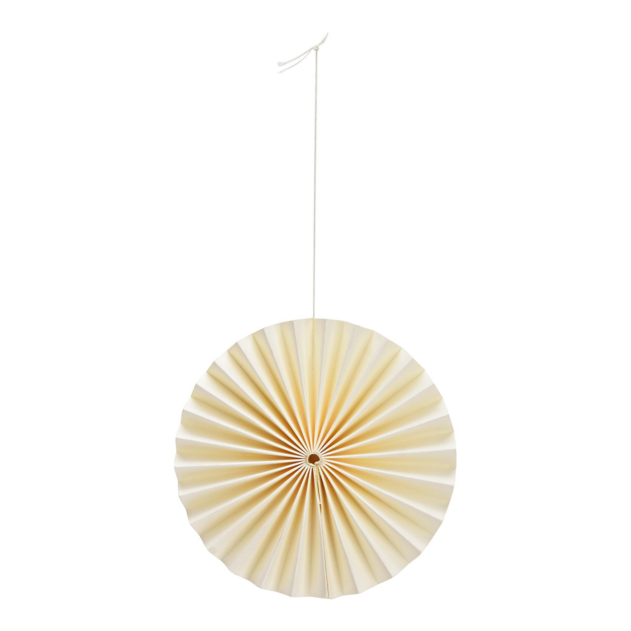 Paper/cardboard fan hanger, white (W/H/D) 10x10x1cm
