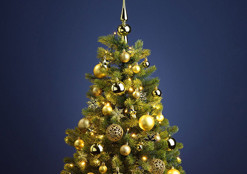 Plastic kerstballen, set van 111, Citroen Goud Ø3/4/6cm (B/H/D) 23x35x12cm Plastic kerstballen, set van 111, Citroen Goud Ø3/4/6cm (B/H/D) 23x35x12cm