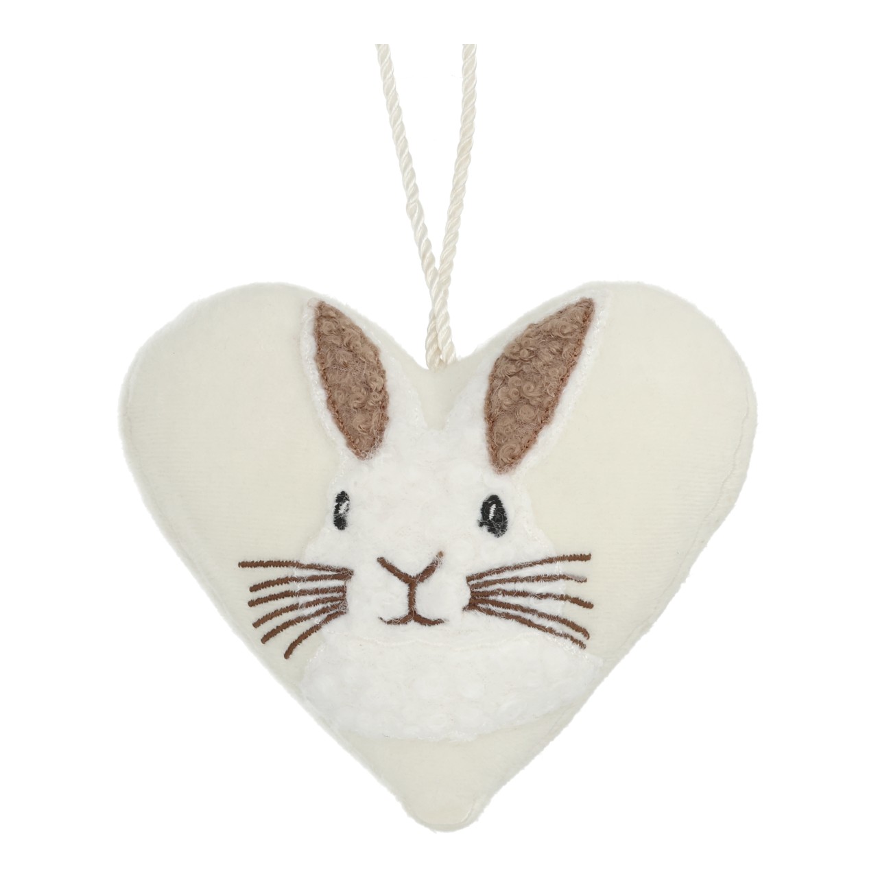 Herz, Hase, Kuscheltier, Weihnachtsdeko, Plüsch