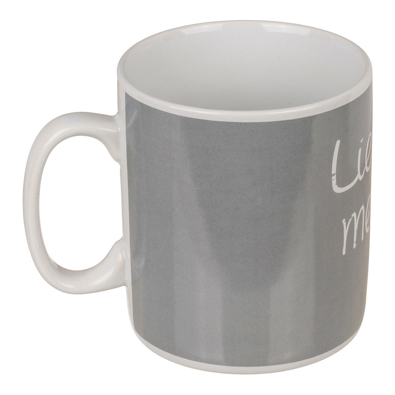 Tazza persona preferita in ceramica grigia (L/H/D) 12x11x9cm 330ml Tazza persona preferita in ceramica grigia (L/H/D) 12x11x9cm 330ml