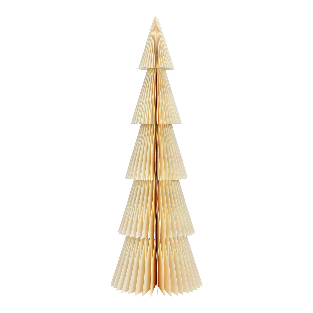 Honeycomb Christmas tree stand made of paper/cardboard white (W/H/D) 20x60x20cm